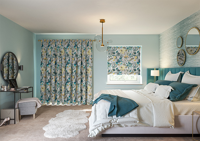 Morton, Teal - Made to Measure Curtains - Image 14